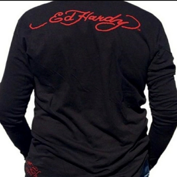 NWT Ed Hardy Death or Glory Shirt Medium M - Picture 2 of 5